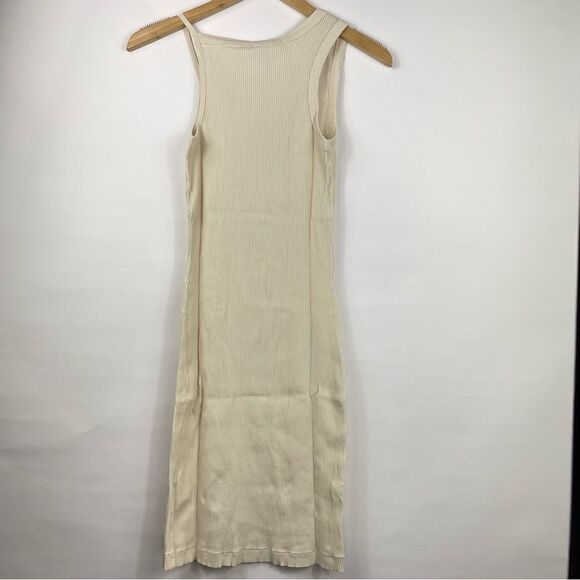 John Elliot Cotton Rib Asymmetrical Cami Dress Size Small NEW - Picture 4 of 9